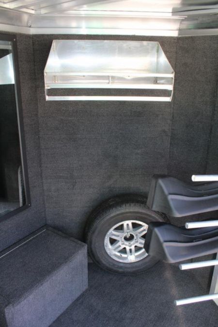 New 2025 Featherlite 2 Horse Slant Load Premier Tack Bumper Pull