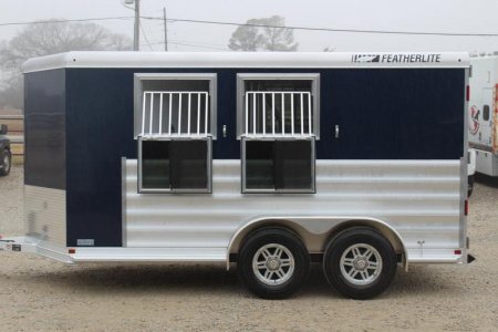 New 2025 Featherlite 2 Horse Slant Nose Bumper Pull