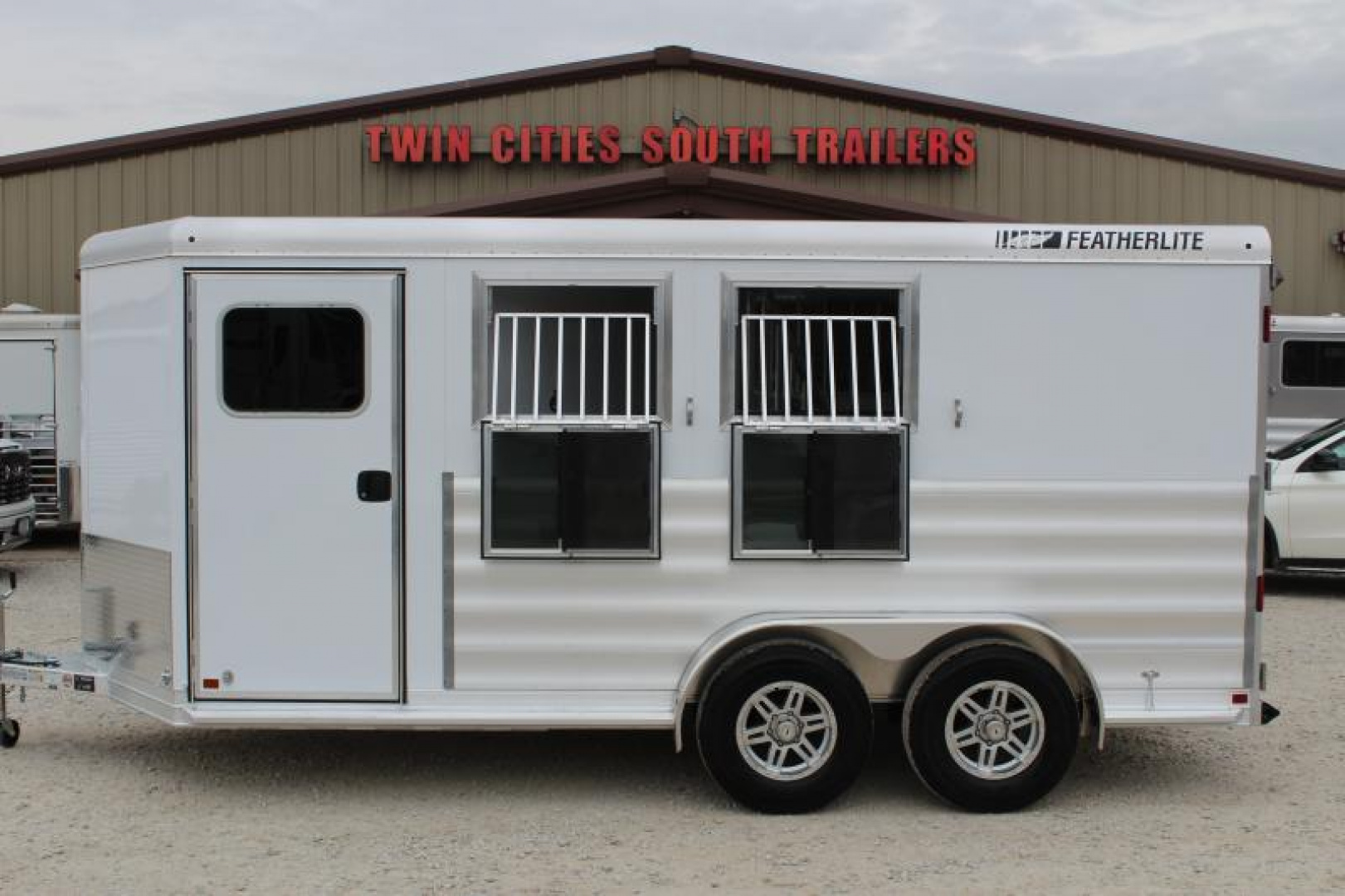 New 2025 Featherlite 2 Horse Slant Nose Bumper Pull