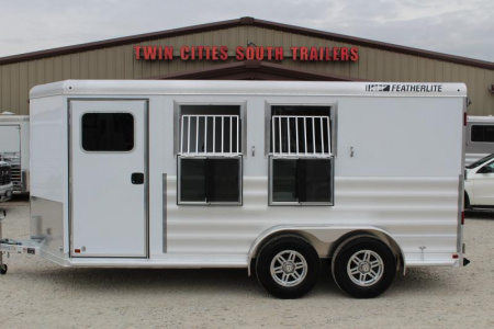 New 2025 Featherlite 2 Horse Slant Nose Bumper Pull