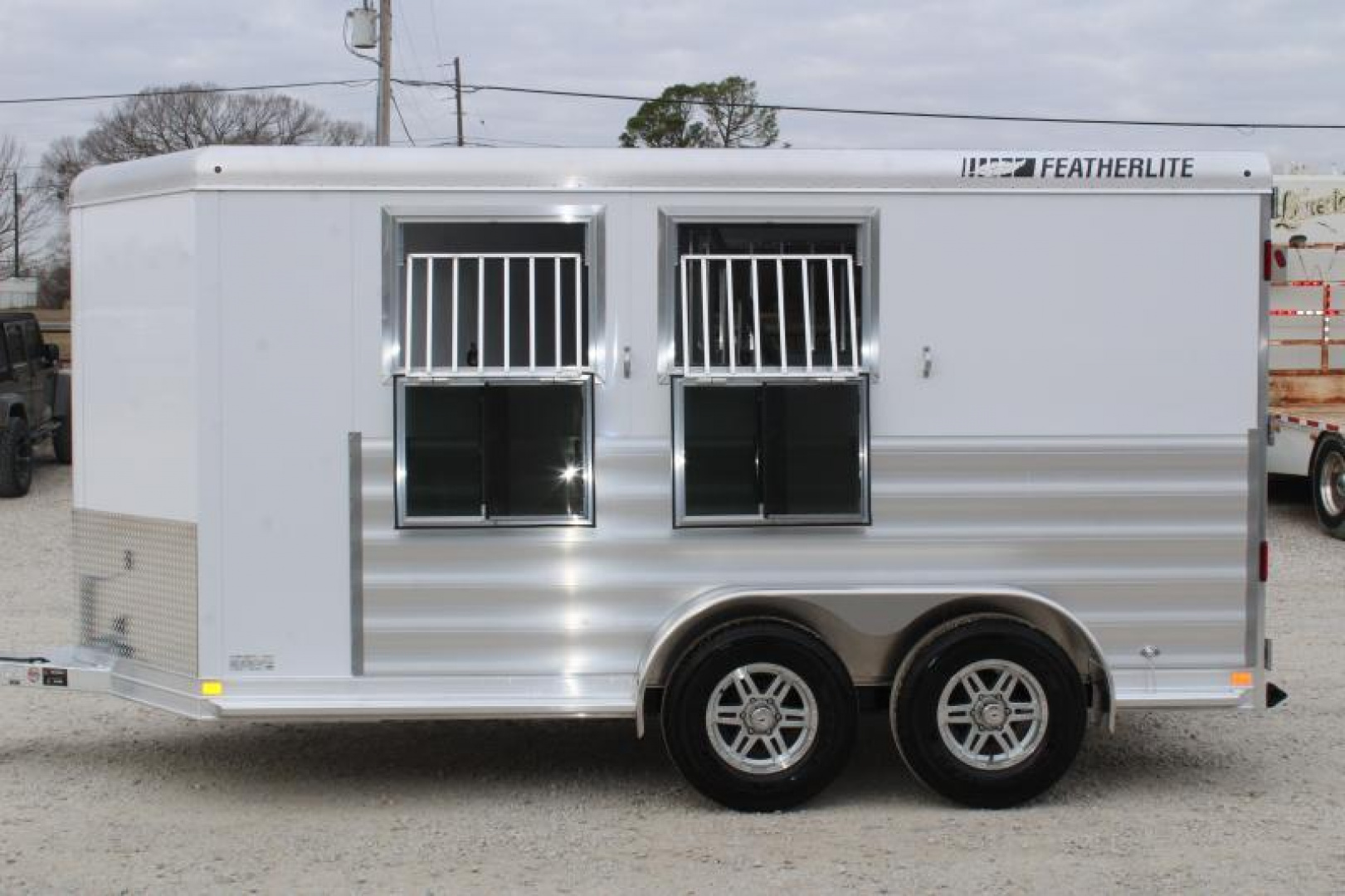 New 2025 Featherlite 2 Horse Slant Nose Bumper Pull