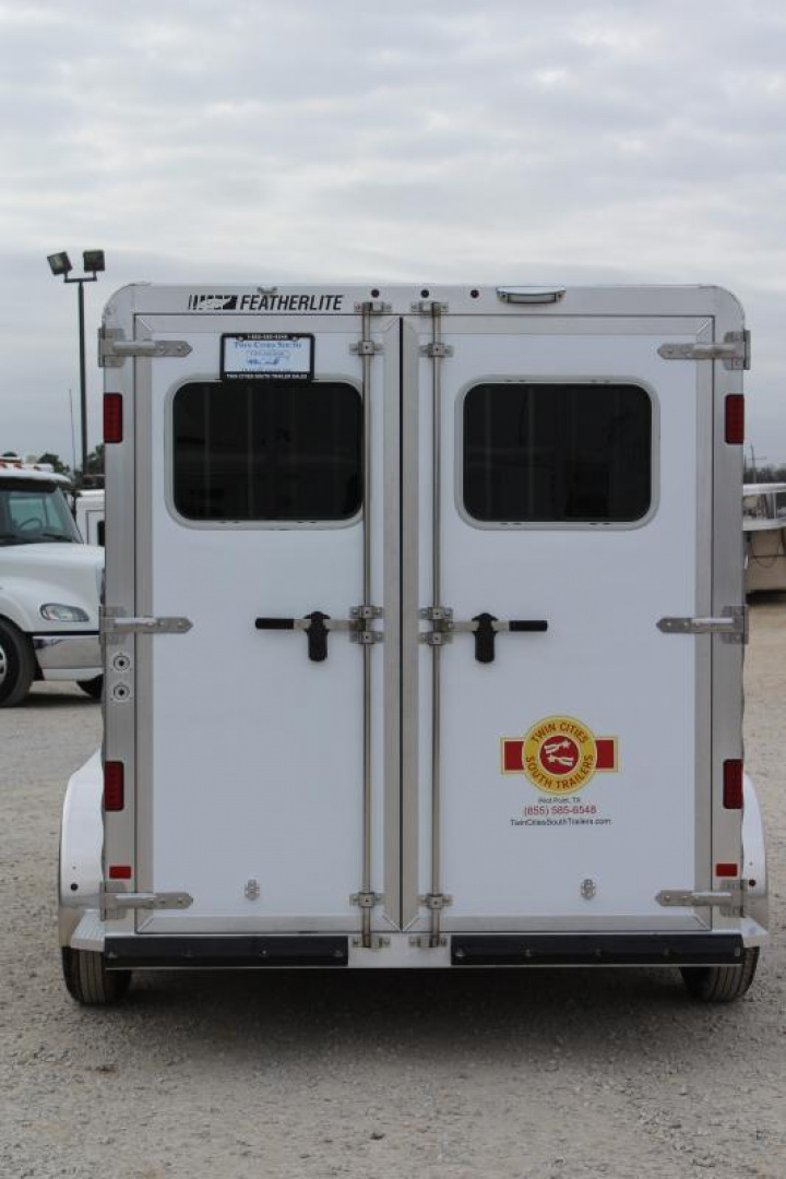 New 2025 Featherlite 2 Horse Slant Nose Bumper Pull