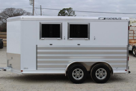 New 2025 Featherlite 2 Horse Slant Nose Bumper Pull