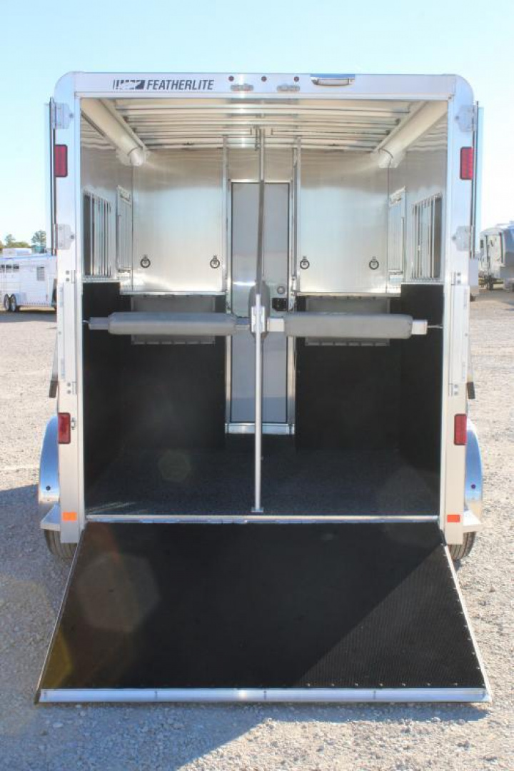 New 2025 Featherlite 2 Horse Straight Load Bumper Pull