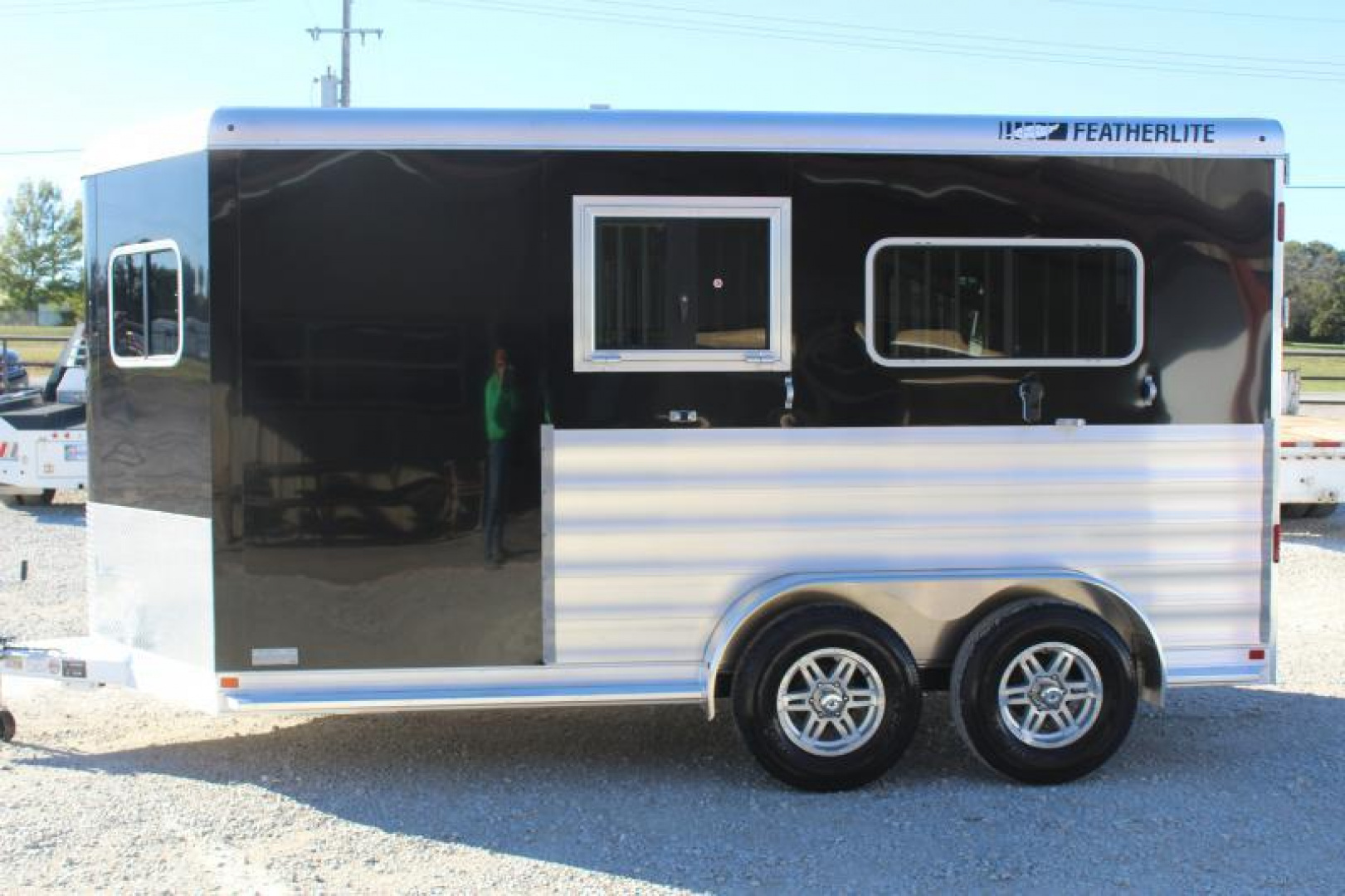 New 2025 Featherlite 2 Horse Straight Load Bumper Pull