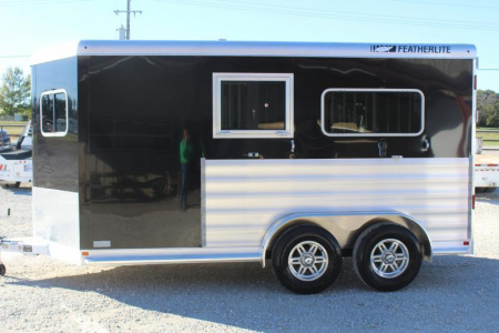 New 2025 Featherlite 2 Horse Straight Load Bumper Pull