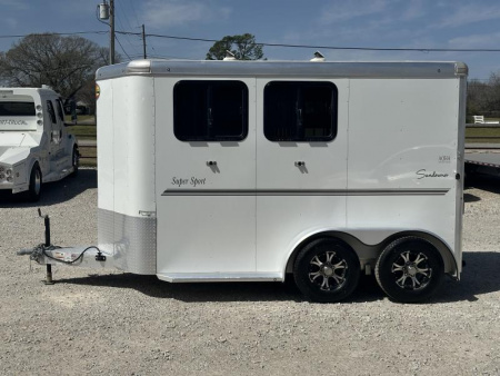 Used 2022 Sundowner 2 Horse Slant Load Bumper Pull