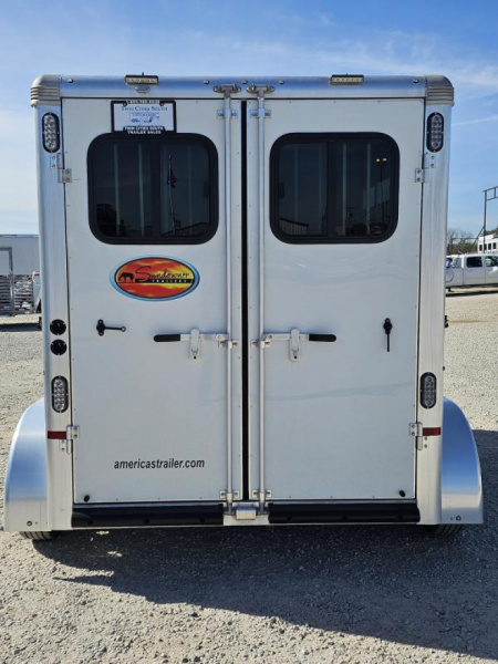 Used 2022 Sundowner 2 Horse Slant Load Bumper Pull