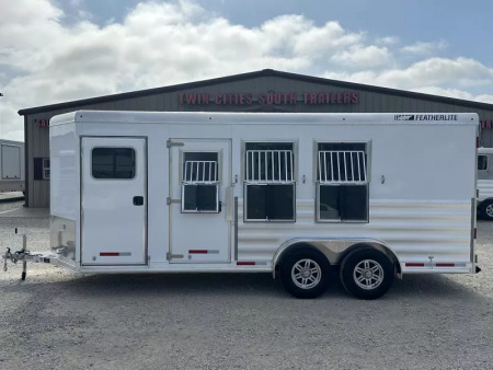 New 2025 Featherlite 3 Horse Slant Load Bumper Pull