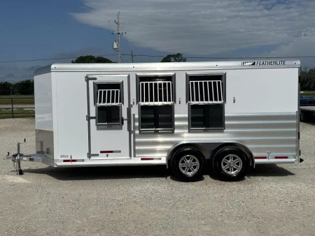New 2025 Featherlite 3 Horse Slant Load Bumper Pull