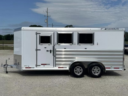 New 2025 Featherlite 3 Horse Slant Load Bumper Pull