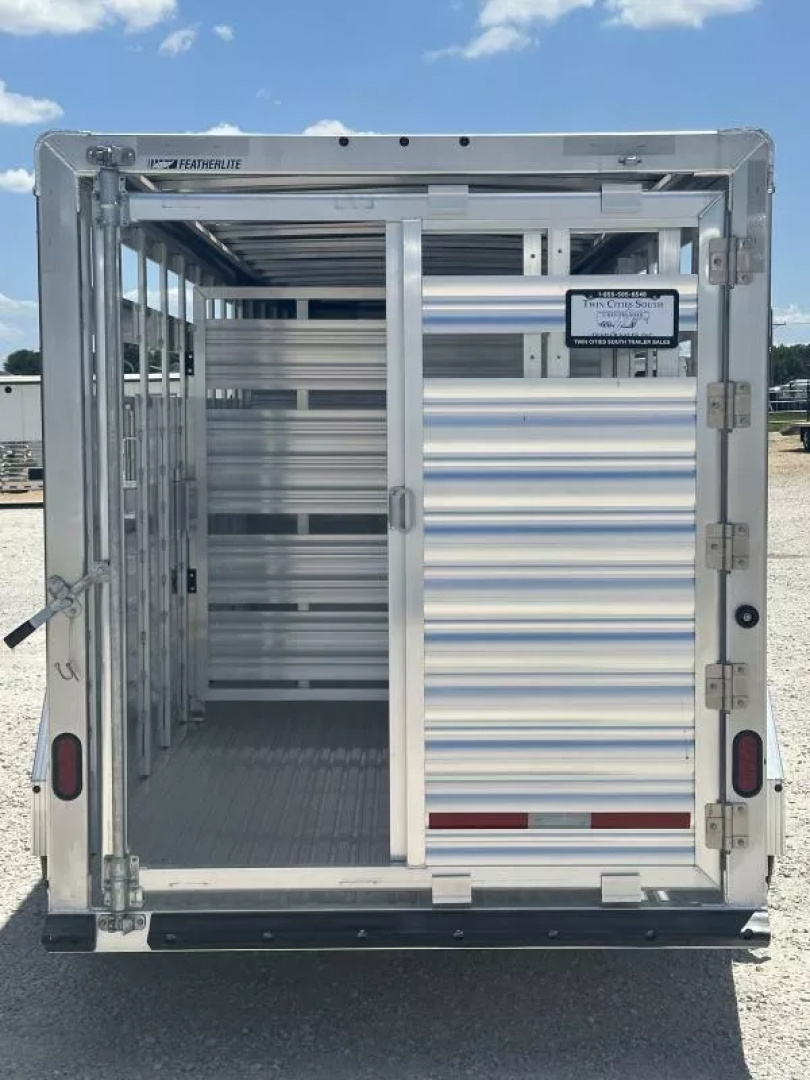 New 2025 Featherlite 20' Stock Trailer