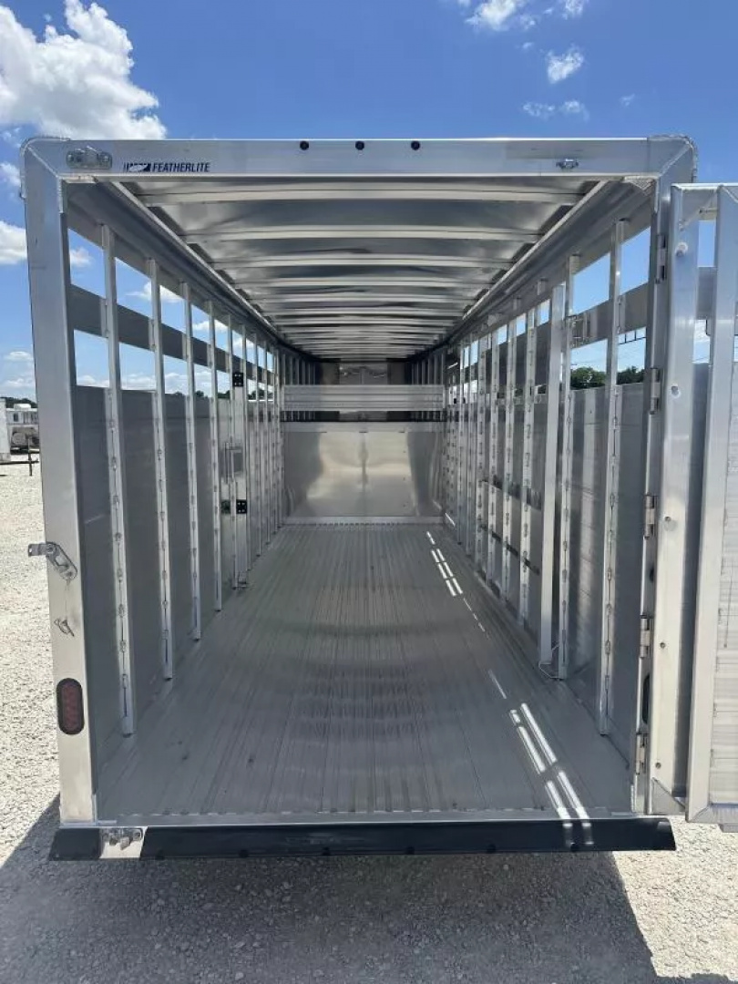 New 2025 Featherlite 20' Stock Trailer
