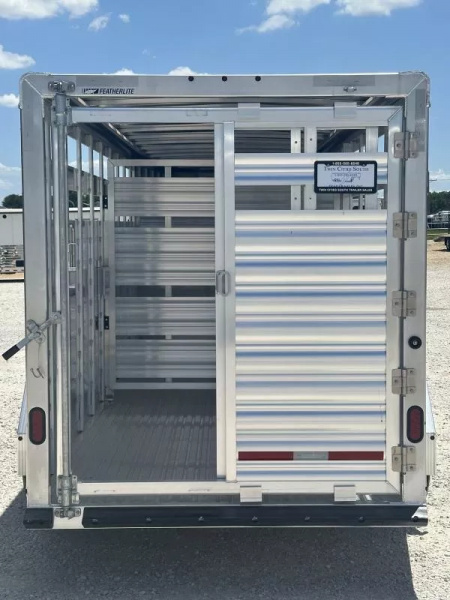 New 2025 Featherlite 20' Stock Trailer