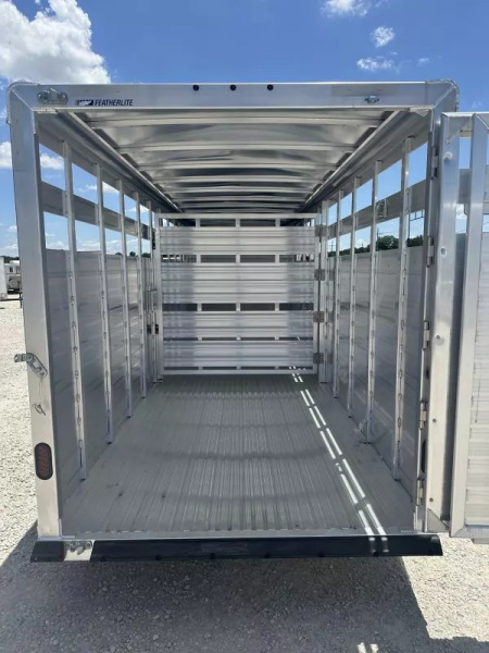 New 2025 Featherlite 20' Stock Trailer