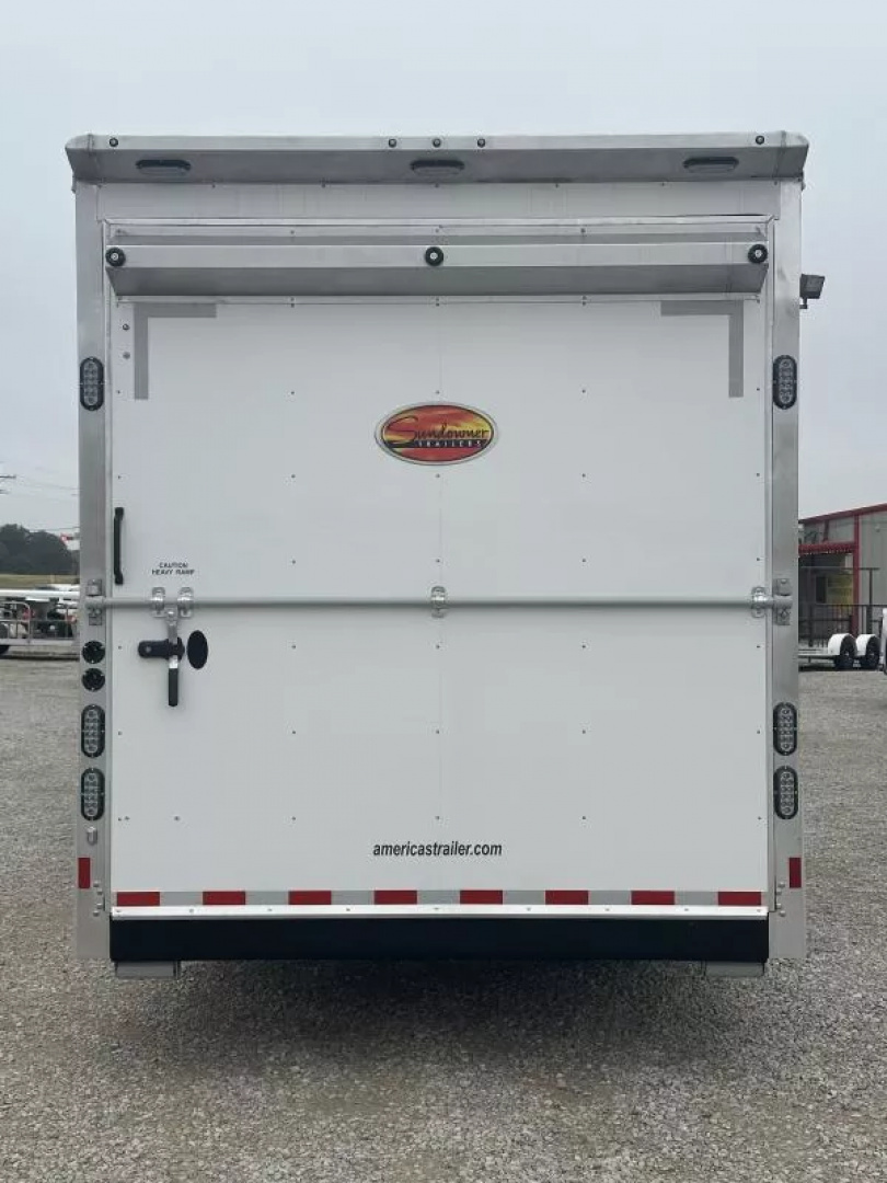 New 2026 Sundowner Trailers 3 Car Wedge Gooseneck Car Hauler