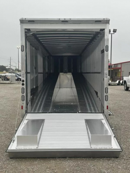 New 2026 Sundowner Trailers 3 Car Wedge Gooseneck Car Hauler