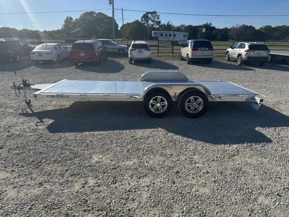 New 2026 Featherlite 18' Open Car Hauler Bumper Pull