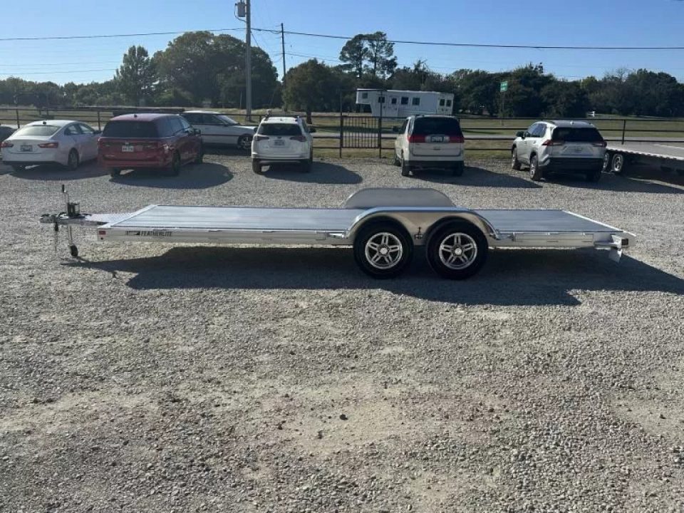 New 2026 Featherlite 20' Open Car Hauler Bumper Pull