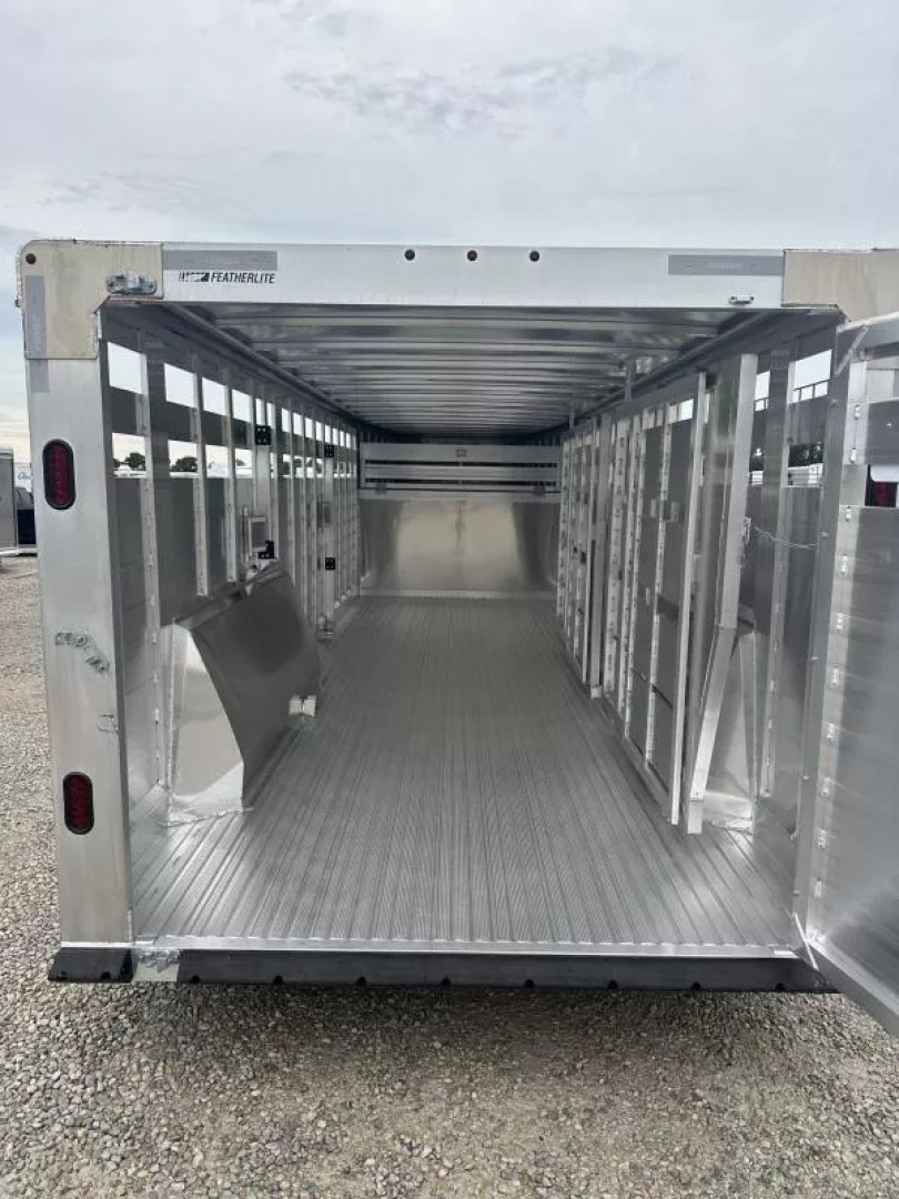 New 2026 Featherlite 24' Gooseneck Stock Trailer