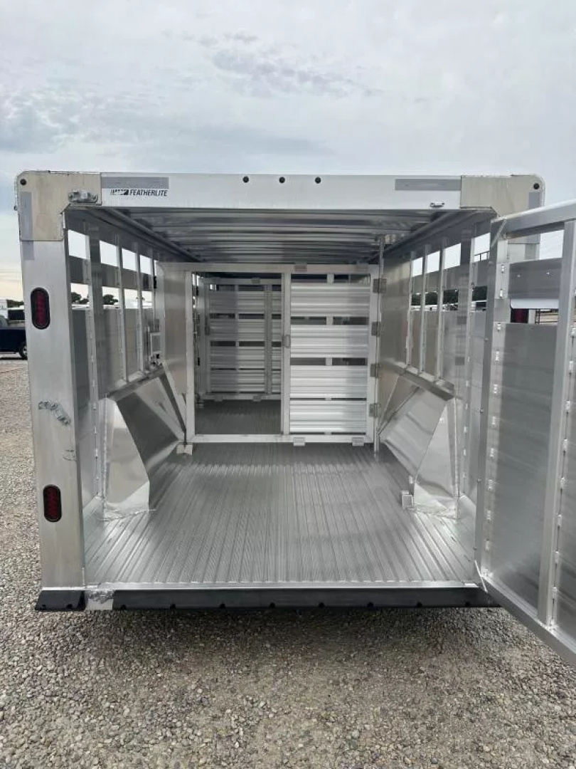 New 2026 Featherlite 24' Gooseneck Stock Trailer