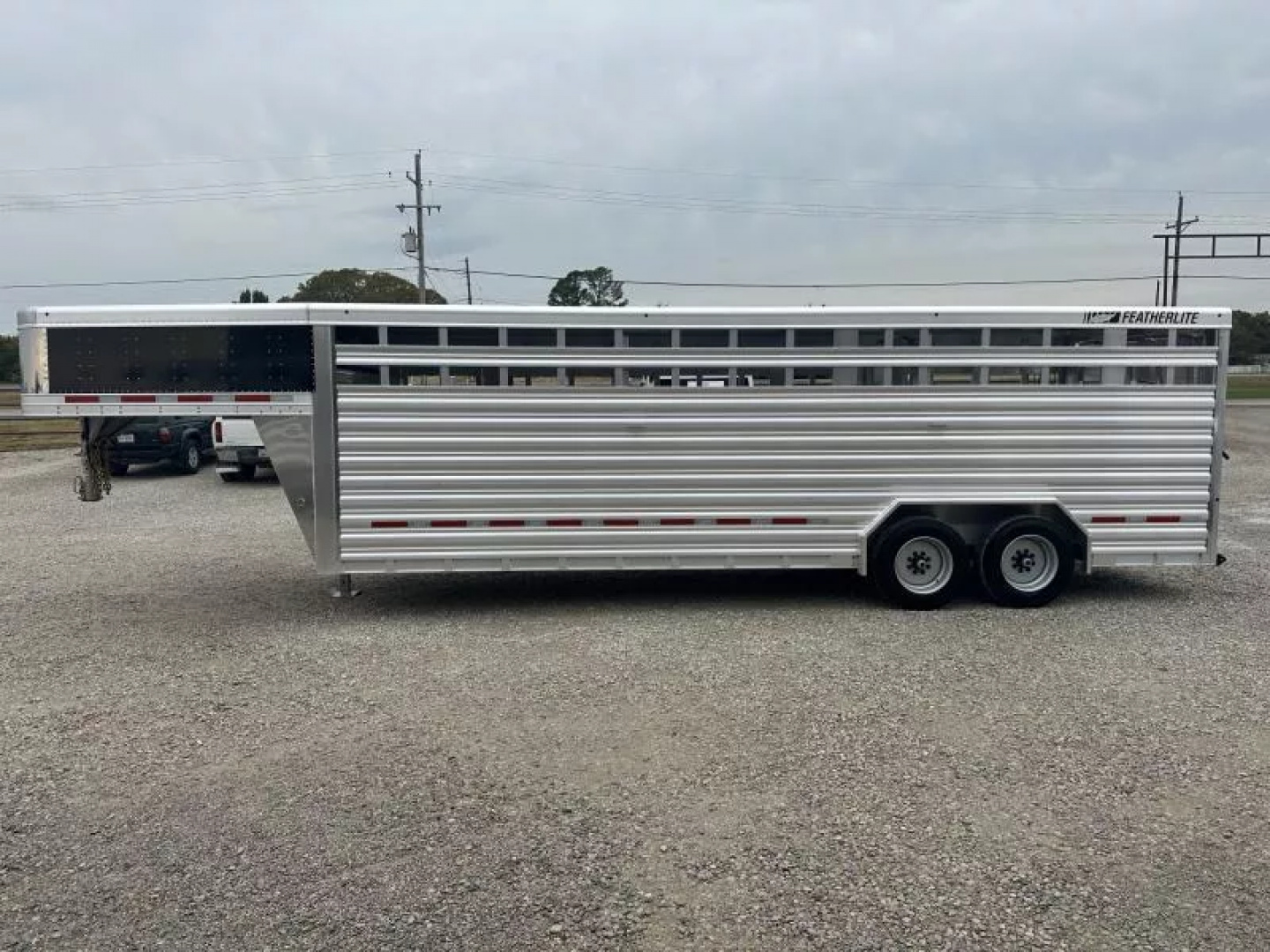 New 2026 Featherlite 24' Gooseneck Stock Trailer