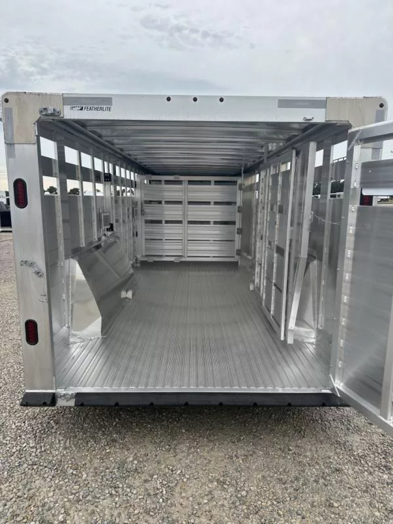 New 2026 Featherlite 24' Gooseneck Stock Trailer