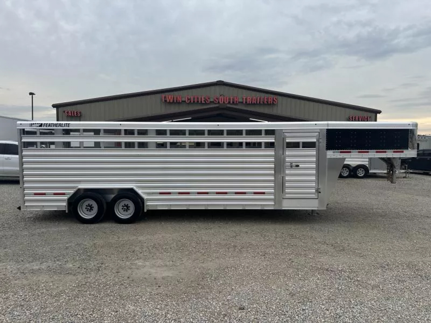 New 2026 Featherlite 24' Gooseneck Stock Trailer