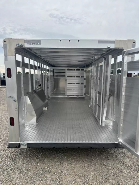 New 2026 Featherlite 24' Gooseneck Stock Trailer