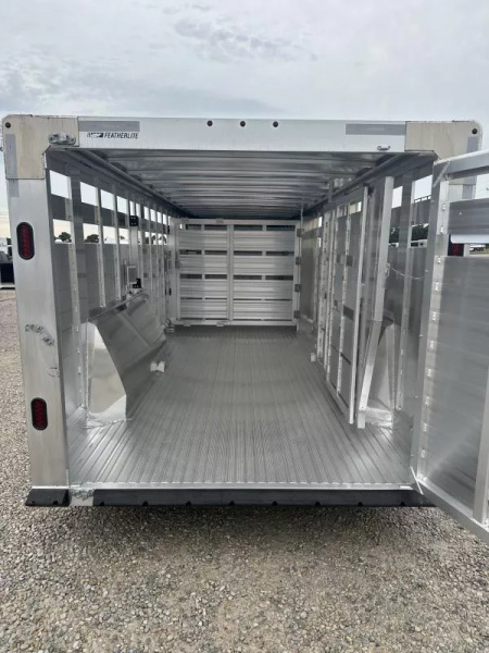 New 2026 Featherlite 24' Gooseneck Stock Trailer