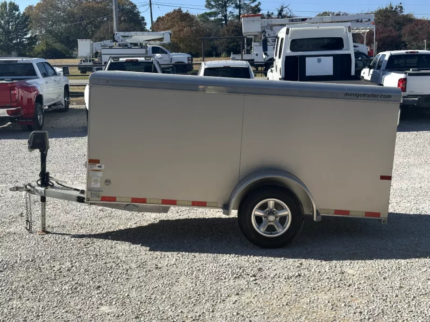 Used 2017 Sundowner Trailers 10' Mini Go Bumper Pull Cargo / Enclosed Trailer