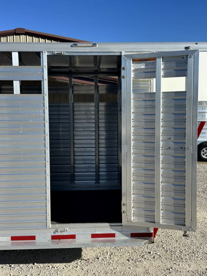 New 2025 Frontier 24' Stock Gooseneck Stock Trailer