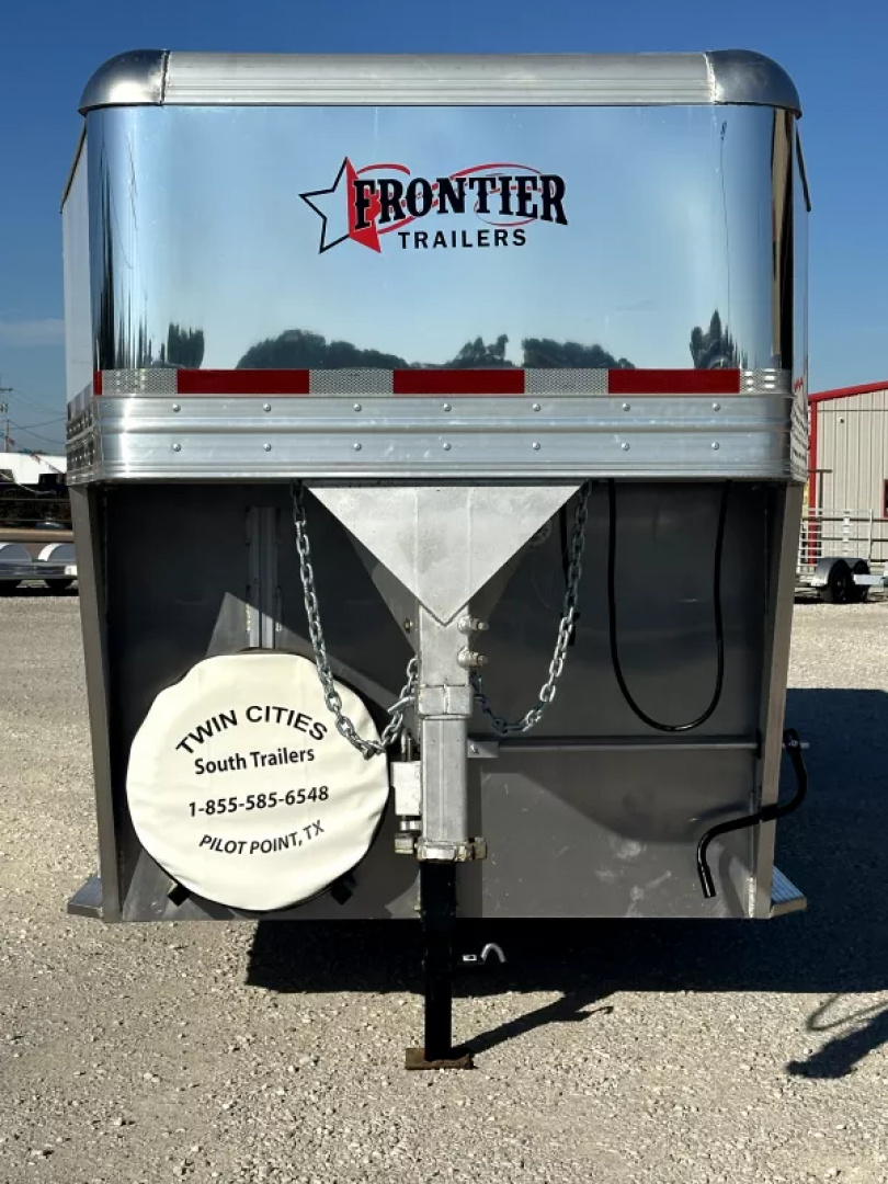 New 2025 Frontier 24' Stock Gooseneck Stock Trailer