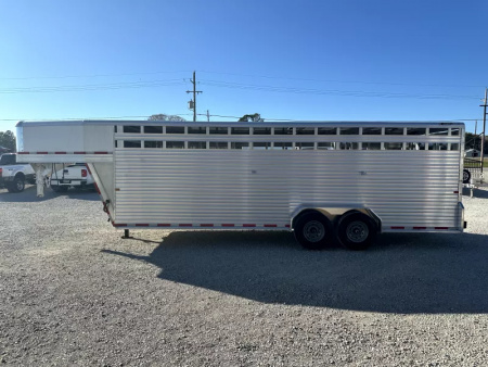 New 2025 Frontier 24' Stock Gooseneck Stock Trailer