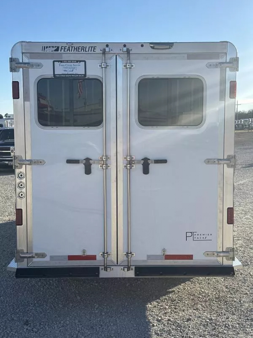 New 2026 Featherlite 3 Horse Slant Load Premier Tack Bumper Pull