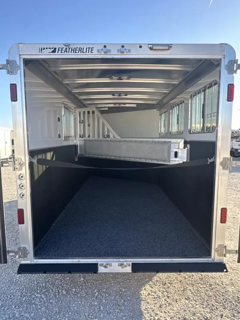 New 2026 Featherlite 3 Horse Slant Load Premier Tack Bumper Pull