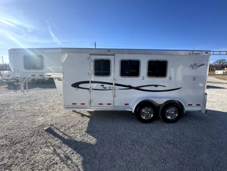 Used 2016 Cherokee 3 Horse Gooseneck