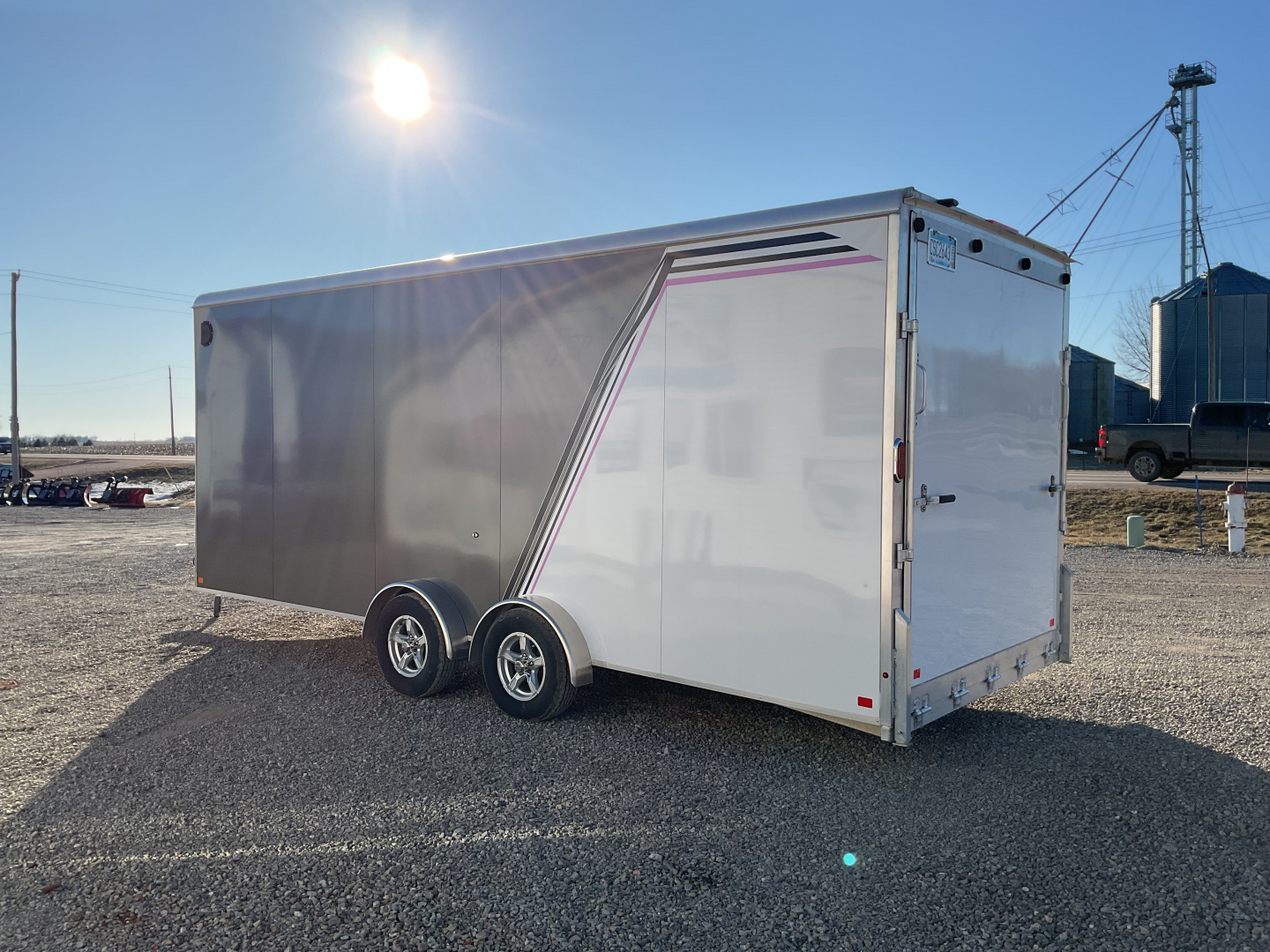 Used 2023 Aluma AE7.520 Cargo / Enclosed Trailer