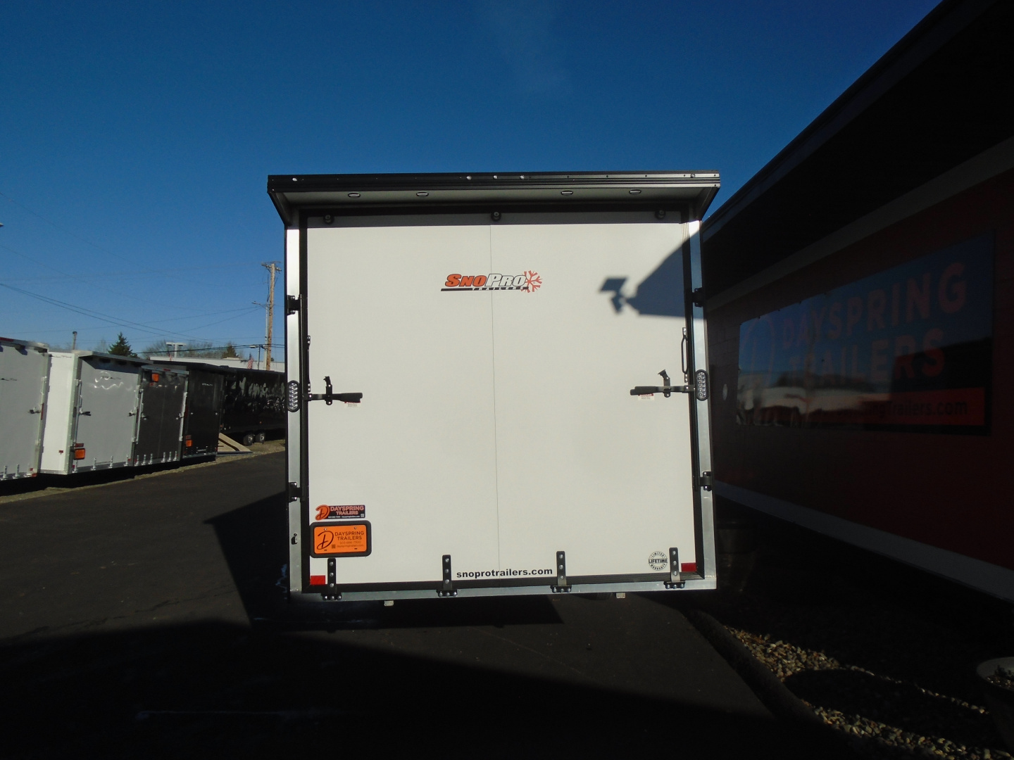 New 2026 SnoPro Trailers 101X24 HEATED Snowmobile Trailer