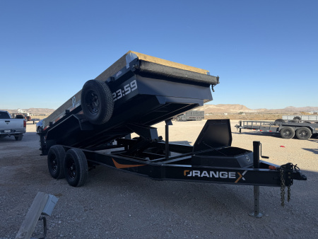 New 2026 ORANGE X CSD 83X14 DUMP TRAILER 14K Dump Trailer