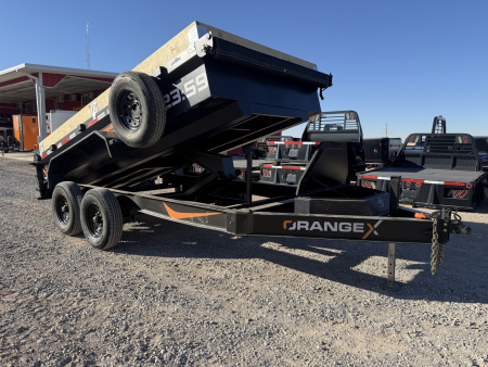 New 2026 ORANGE X CSD 83X14 DUMP TRAILER 14K Dump Trailer