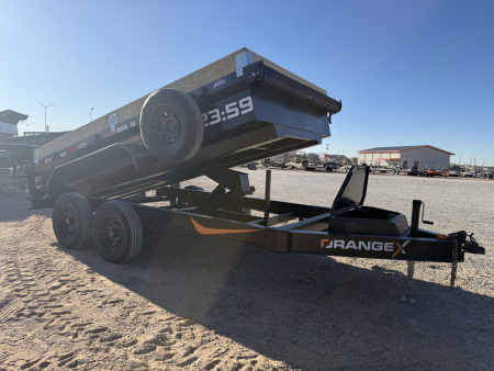 New 2026 ORANGE X CSD 83X14 DUMP TRAILER 14K Dump Trailer