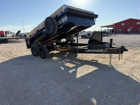 New 2026 ORANGE X CSD 83X14 DUMP TRAILER 14K Dump Trailer