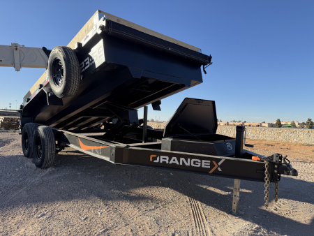New 2026 ORANGE X CSD 83X14 DUMP TRAILER 14K Dump Trailer
