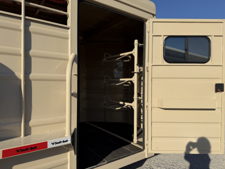 New 2025 Swift Built Trailers 18' BP 14K STOCK TRAILER W/TACK Stock / Stock Combo Trailer