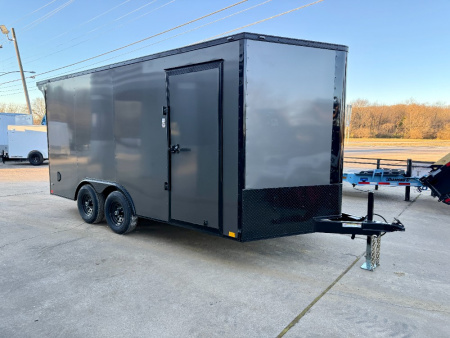 New 2026 Stallion Manufacturing LLC 8.5' X 16' #5200 Tandem Axle Ramps Cargo / Enclosed Trailer