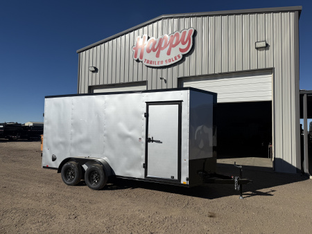 2026 Compass 7'x16' Enclosed Cargo Trailer - Indigo DLX