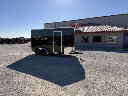 New 2026 Compass 7'x14' Enclosed Cargo Trailer - Indigo DLX