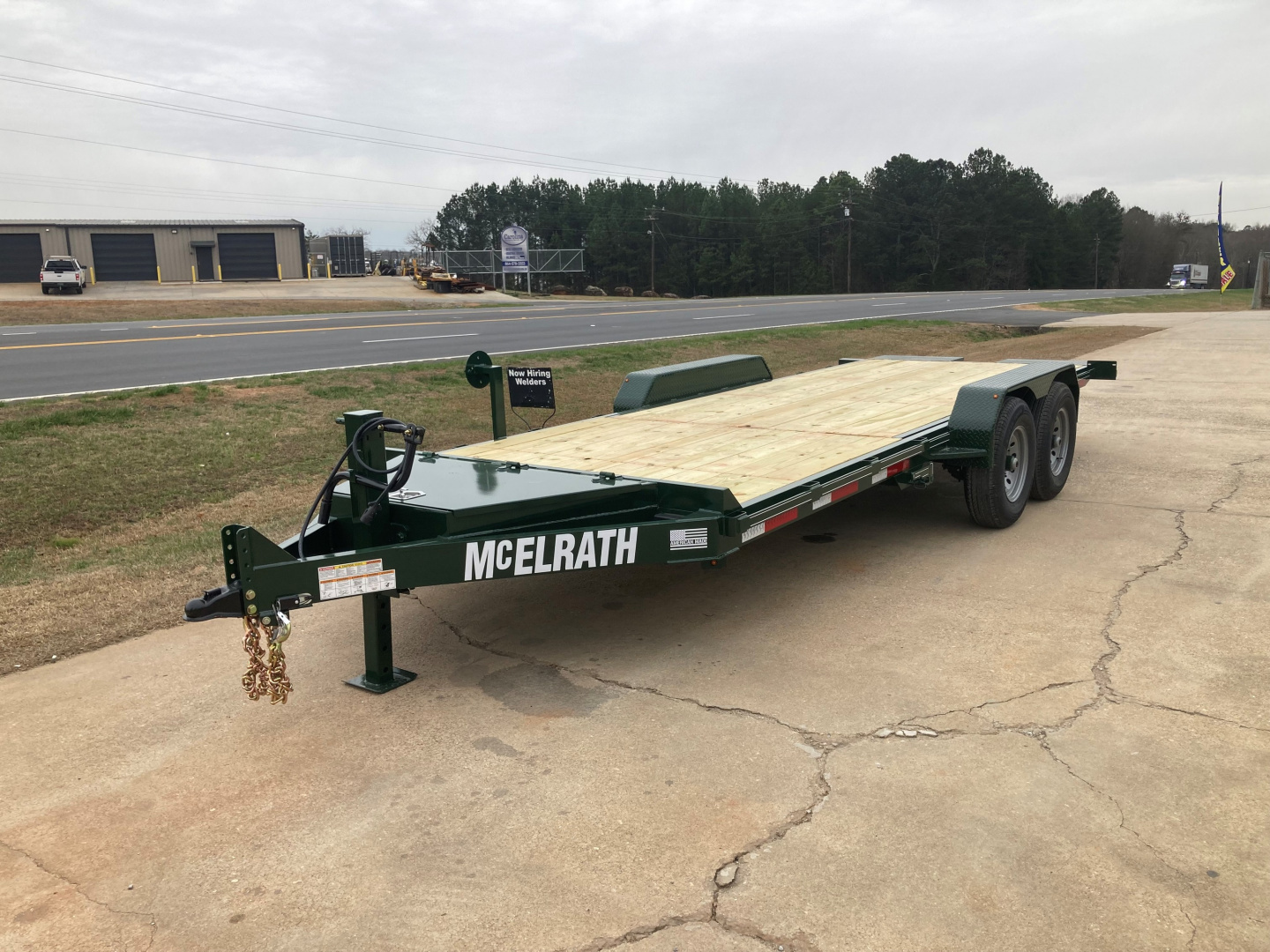 New 2026 McElrath Trailers 720ST7T Tilt Trailer 14KGVWR