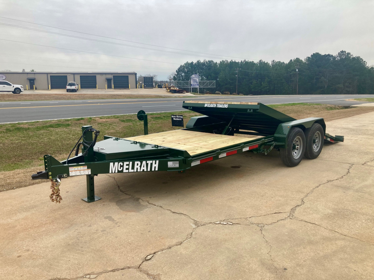 New 2026 McElrath Trailers 720ST7T Tilt Trailer 14KGVWR